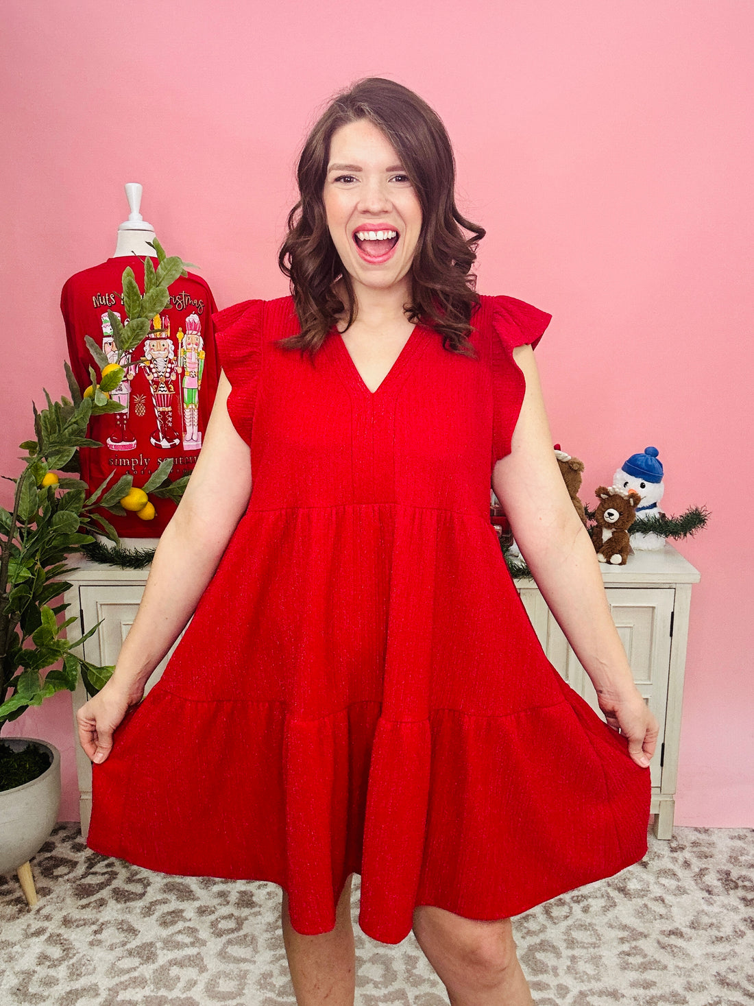 Red All About Me Dress