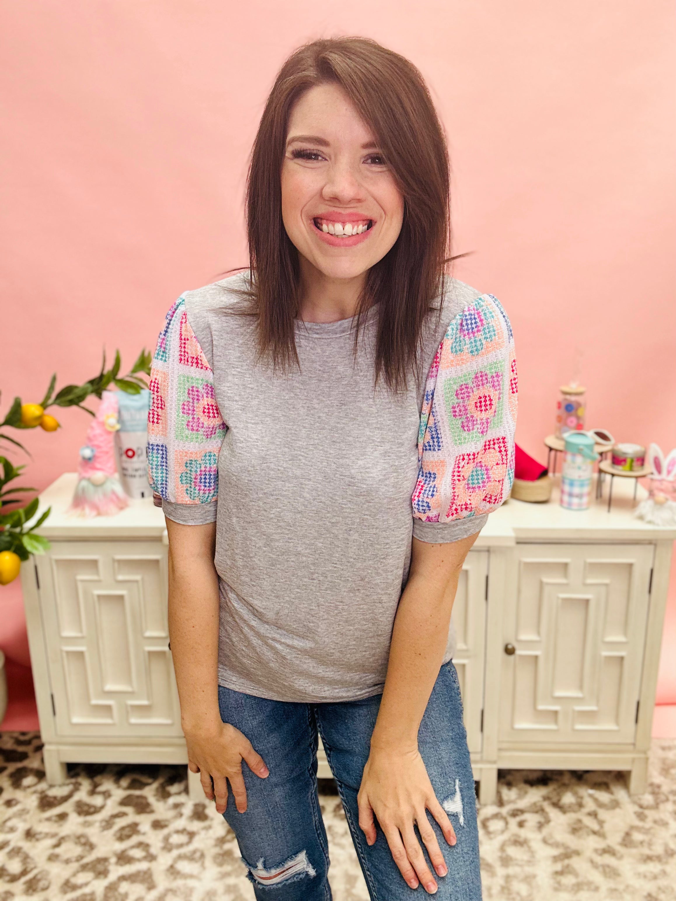 Give Me Flowers Top