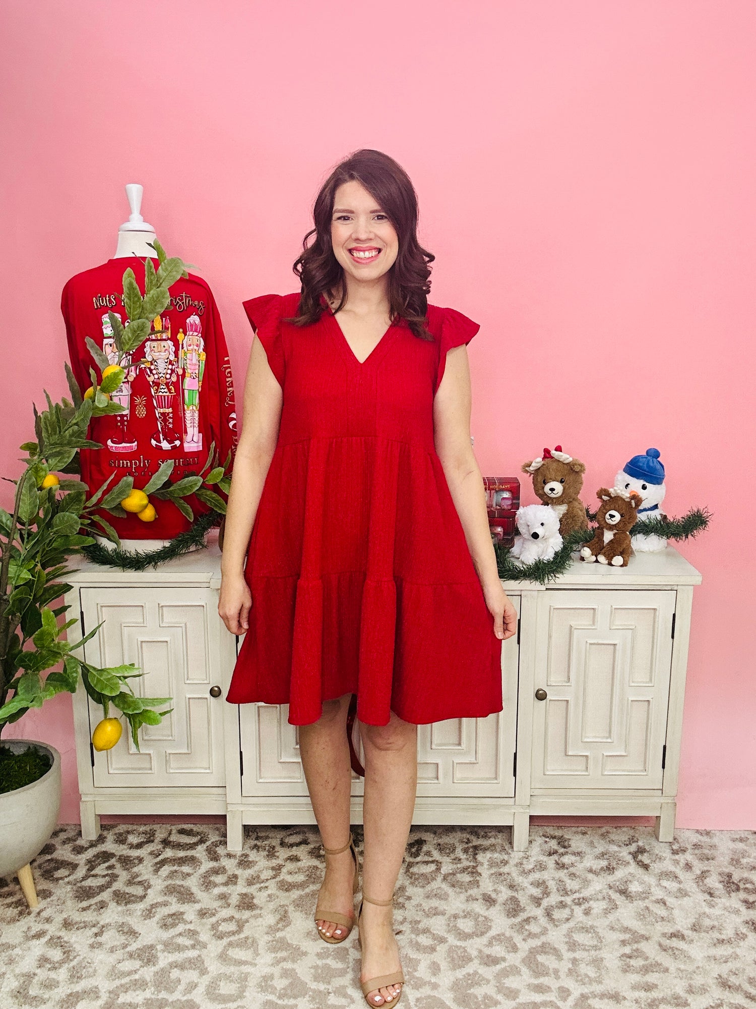 Red All About Me Dress