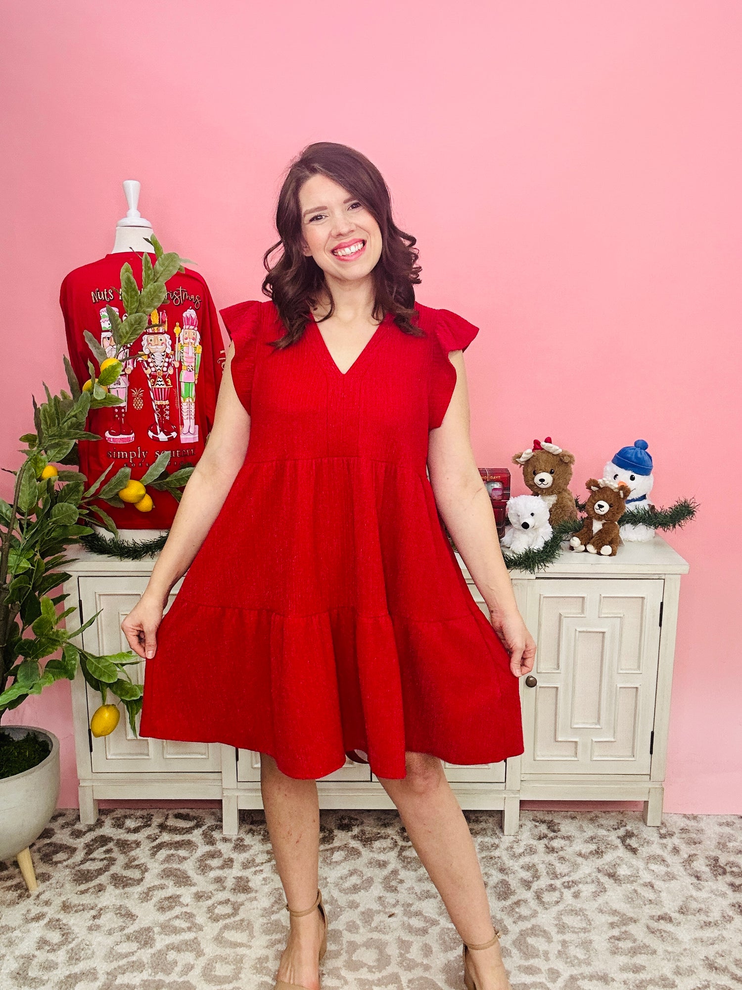 Red All About Me Dress