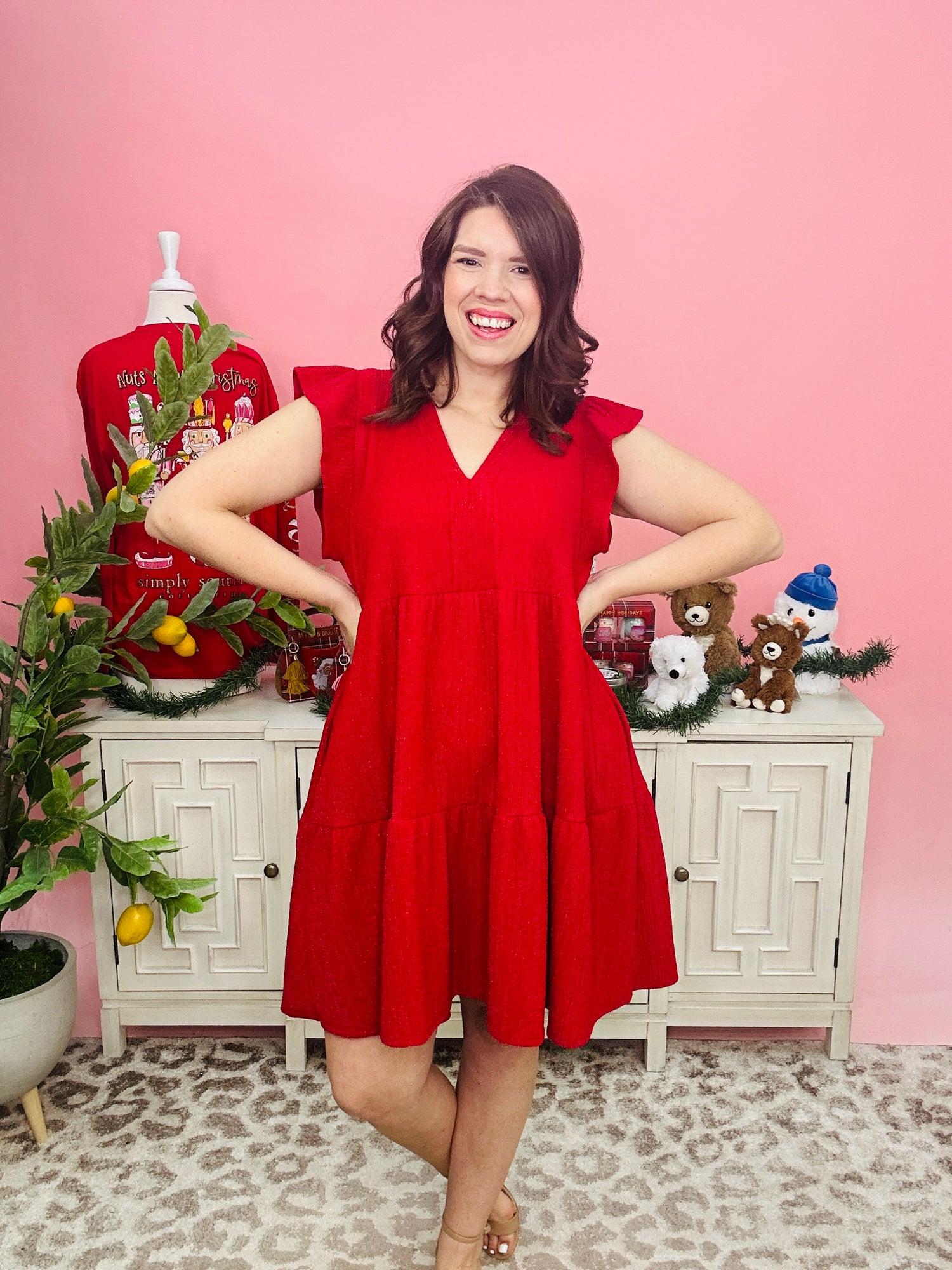 Red All About Me Dress