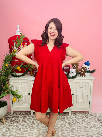 Red All About Me Dress