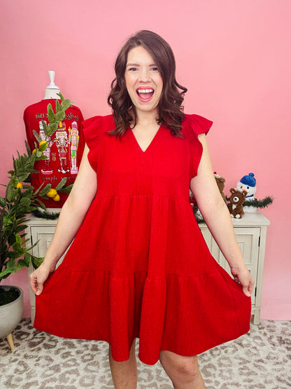 Red All About Me Dress