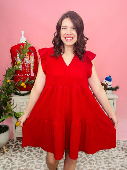 Red All About Me Dress