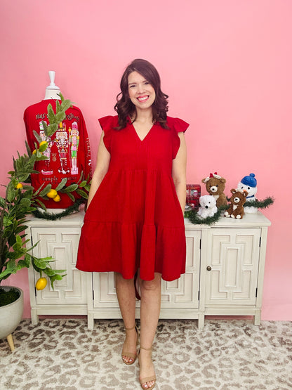 Red All About Me Dress