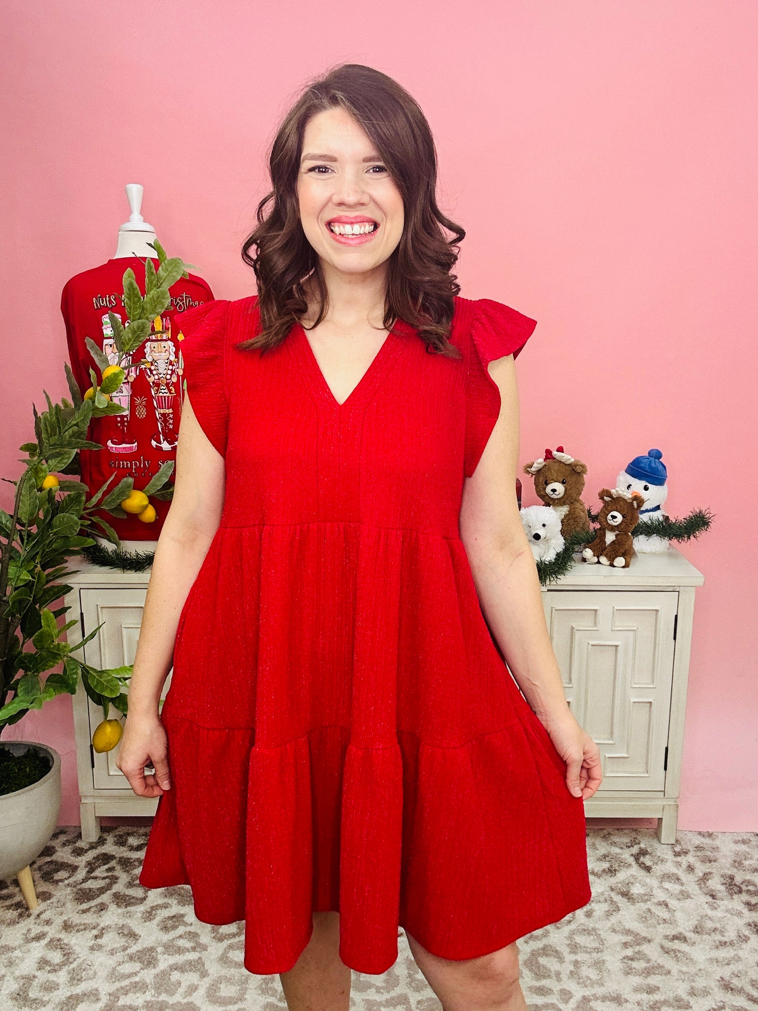 Red All About Me Dress