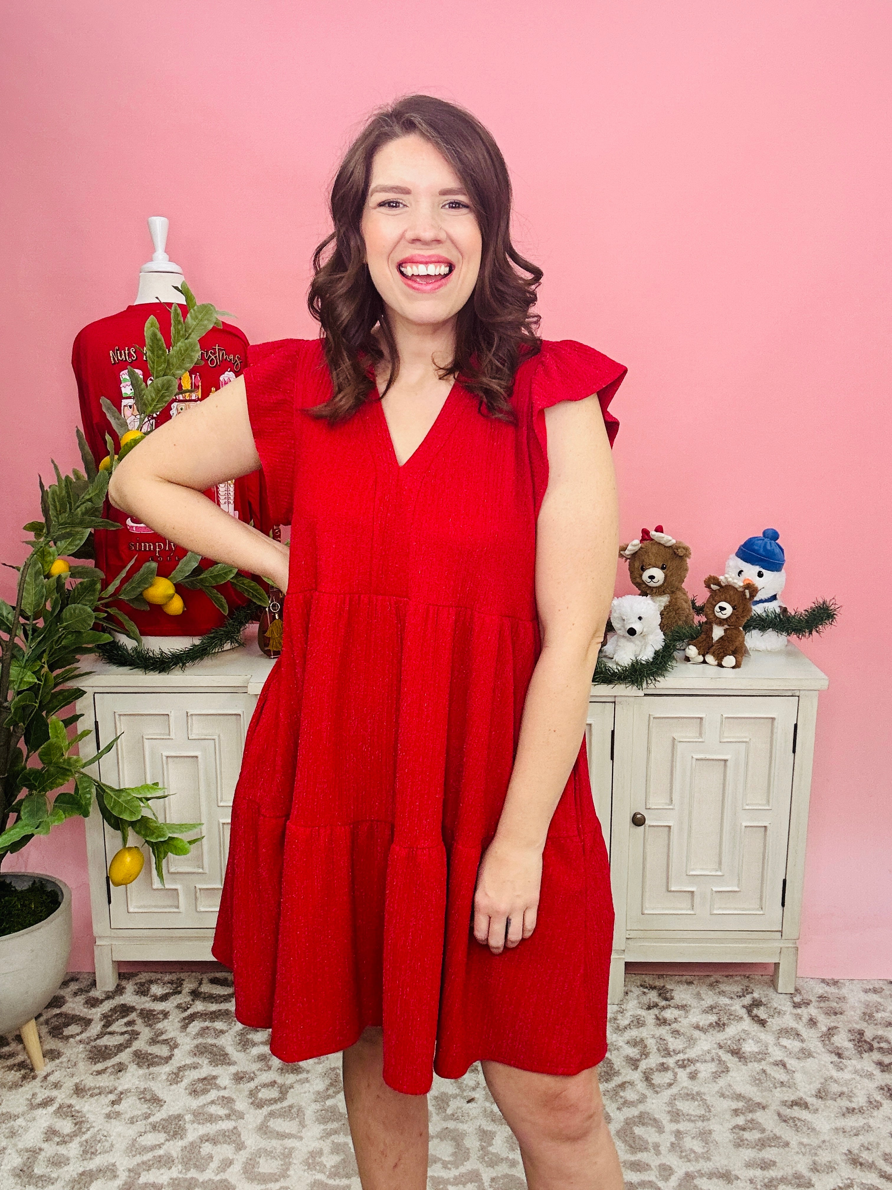 Red All About Me Dress