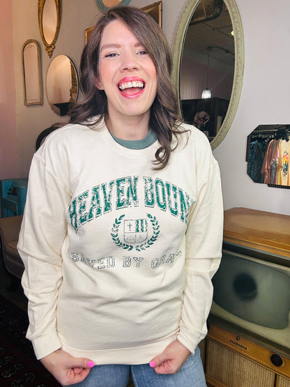 Heaven Bound Varsity Sweatshirt