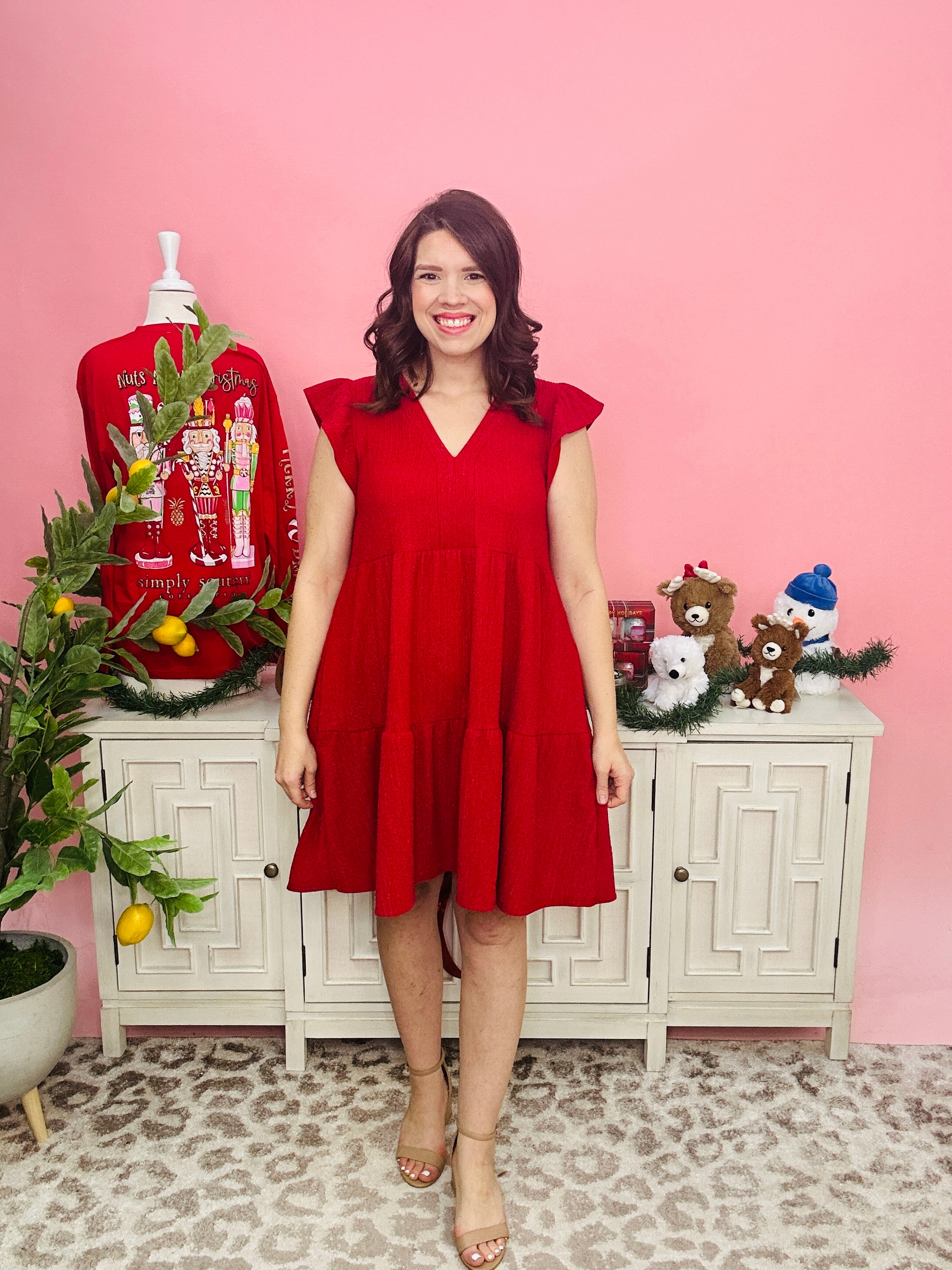 Red All About Me Dress