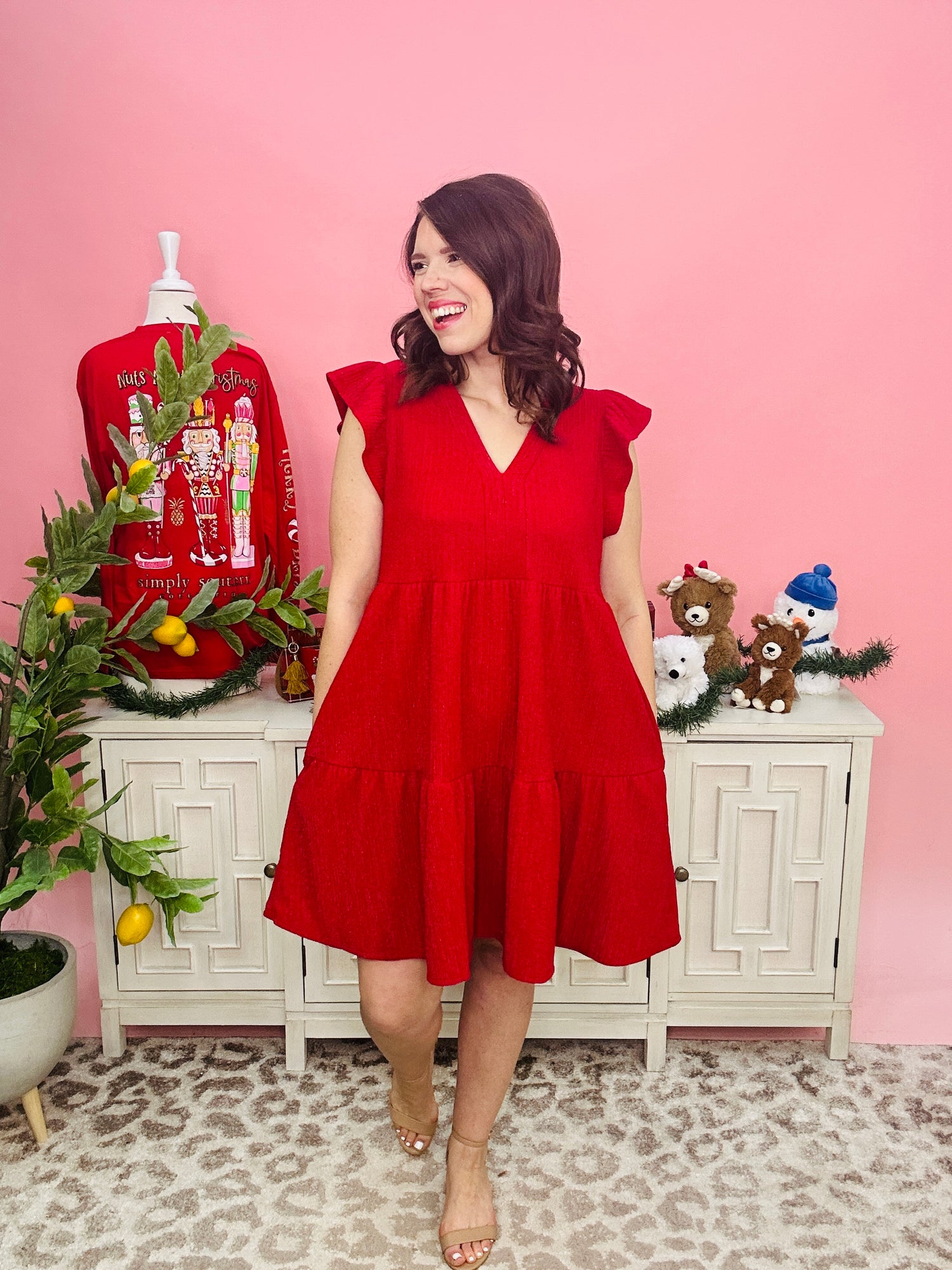 Red All About Me Dress