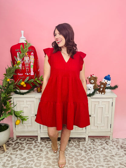 Red All About Me Dress