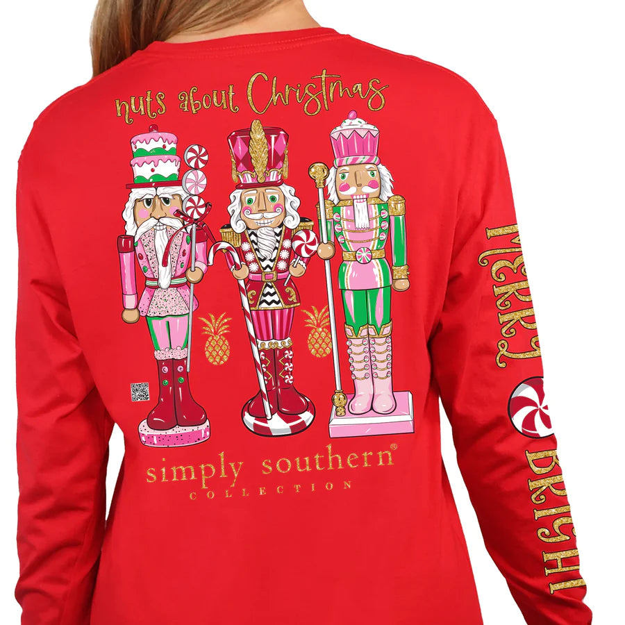 Red Nutcracker Long Sleeve Tee