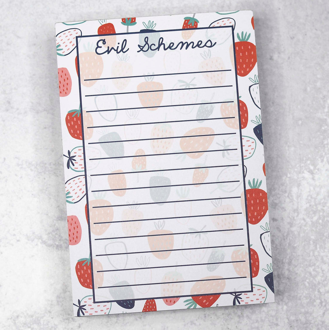 Evil Schemes Notepad