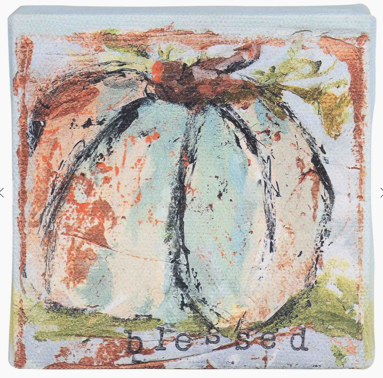 Blessed Pumpkin Canvas