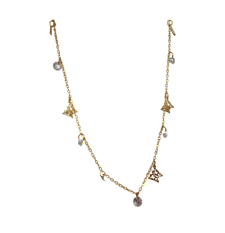 Gold Fly Away Necklace