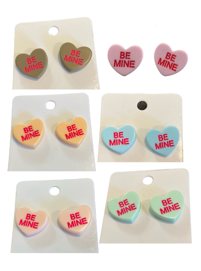 Be Mine Candy Heart Earrings