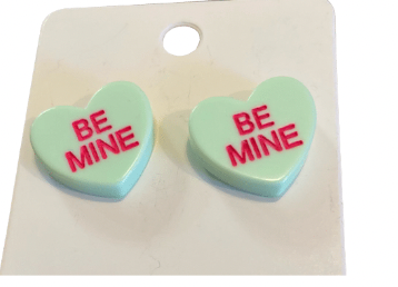 Be Mine Candy Heart Earrings