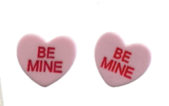 Be Mine Candy Heart Earrings