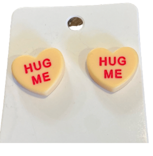 Hug Me Candy Heart Earrings