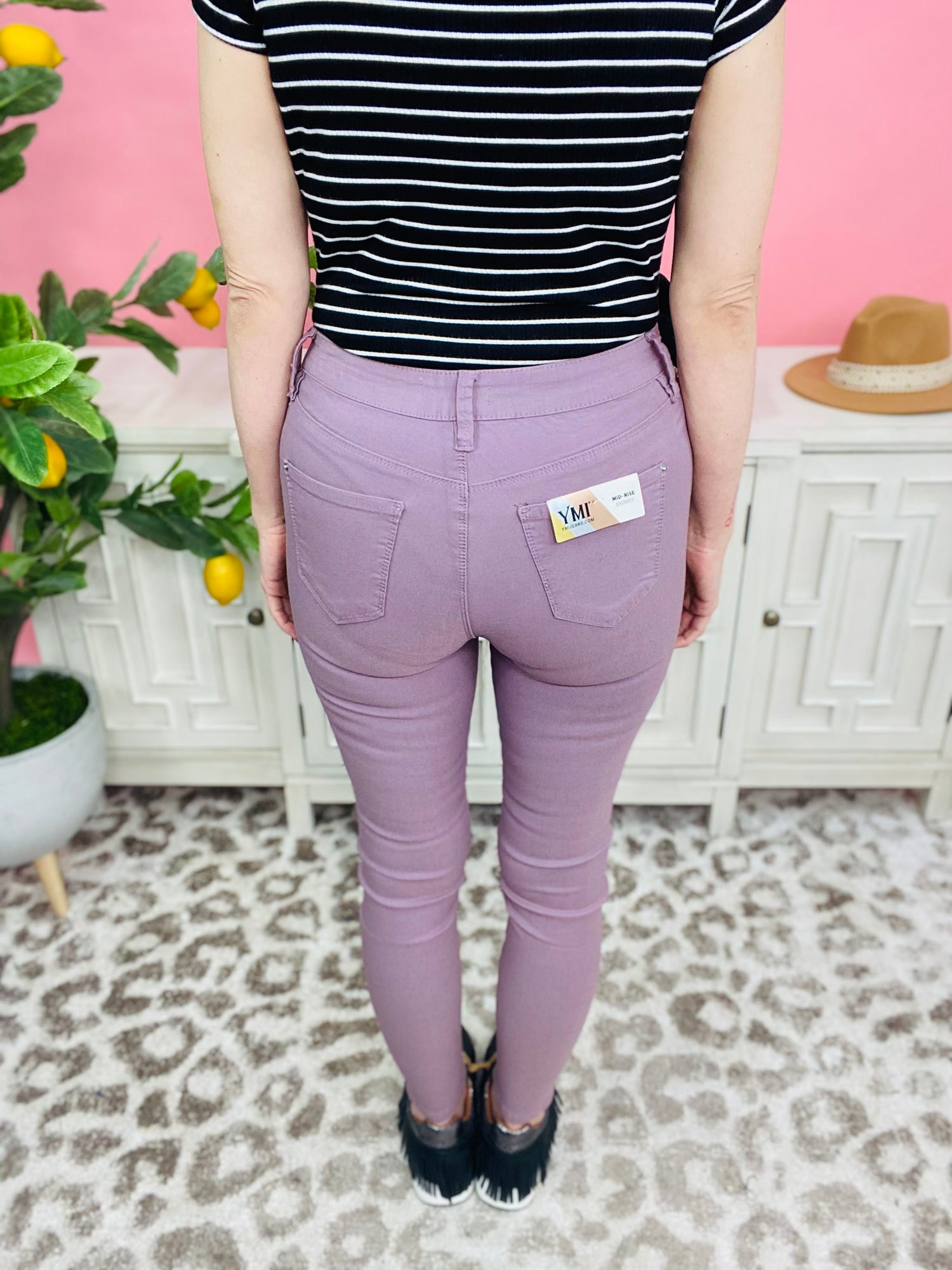 Orchid Hyper Stretch Skinny Jeans