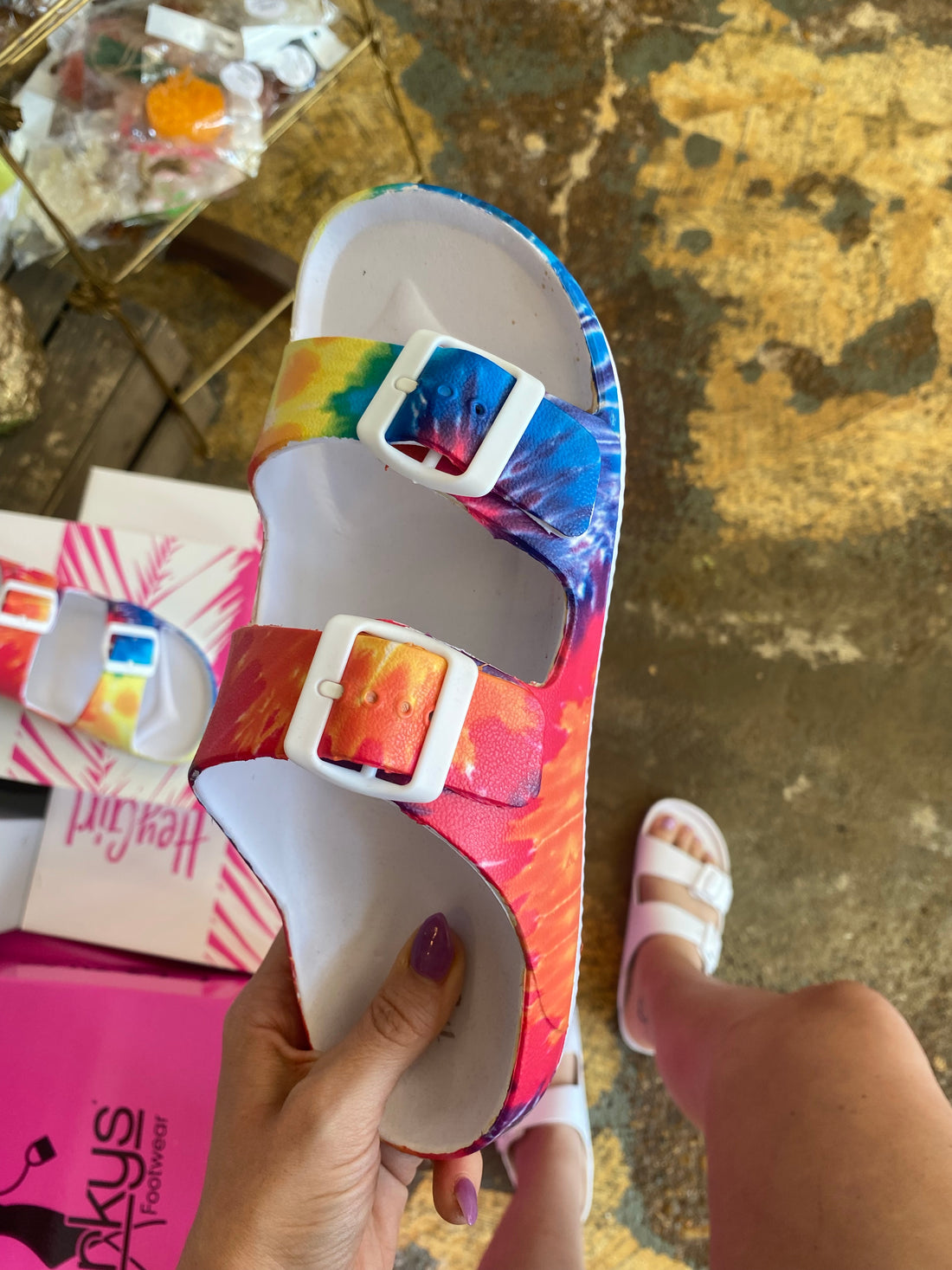 Tie-Dye Waterslide Sandal