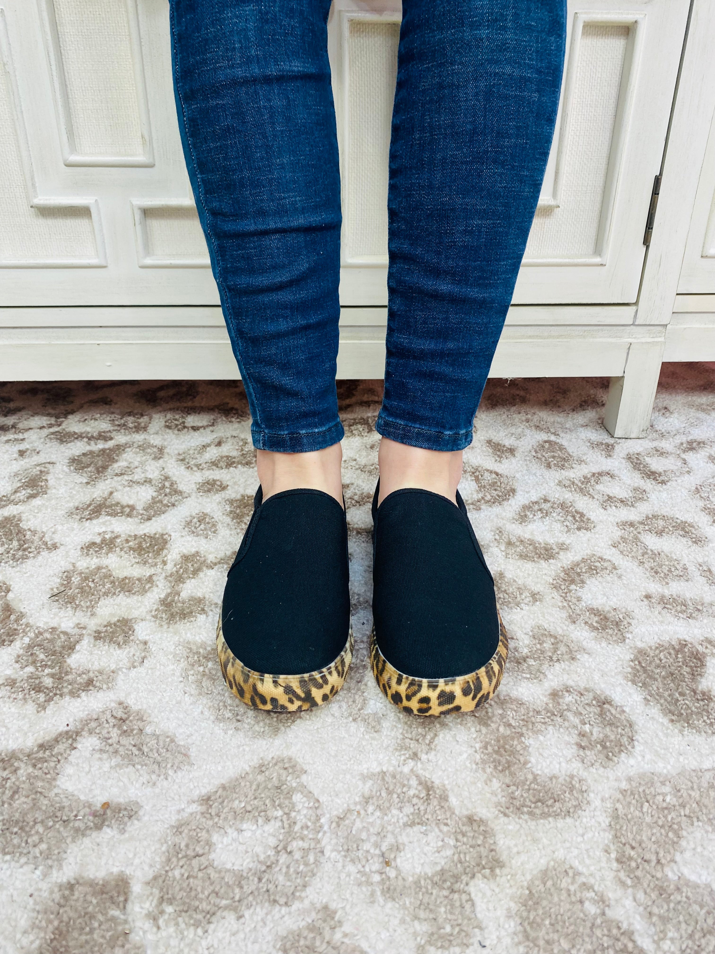 Laila Leopard Slip On