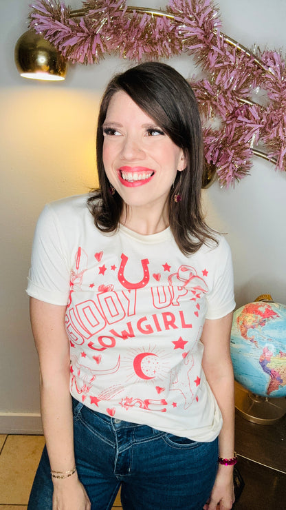 Giddy Up Cowgirl Tee