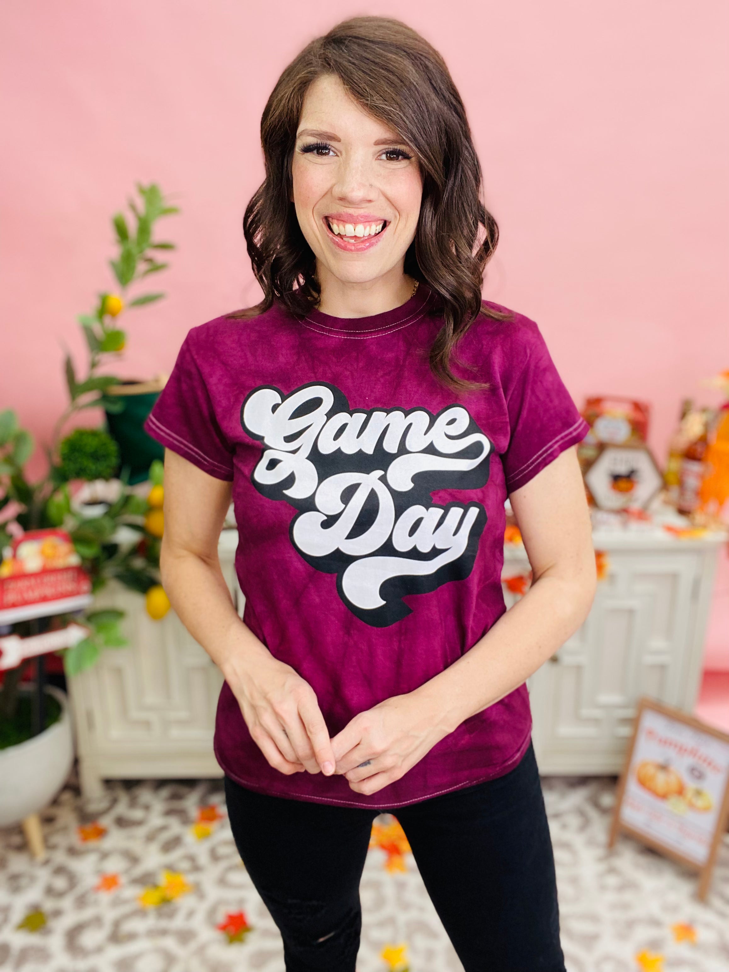 Tie Dye Game Day Tee