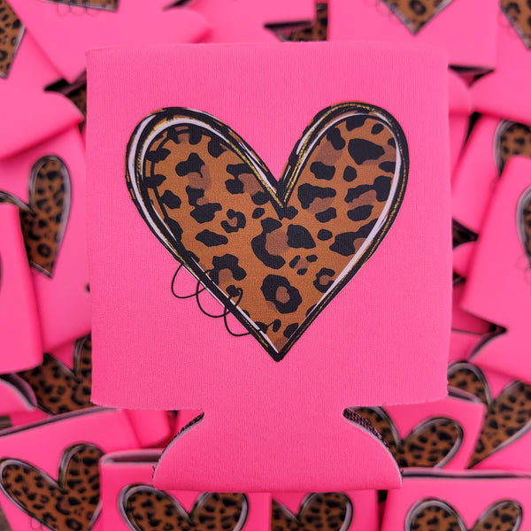 Leopard Heart Graphic Coolie
