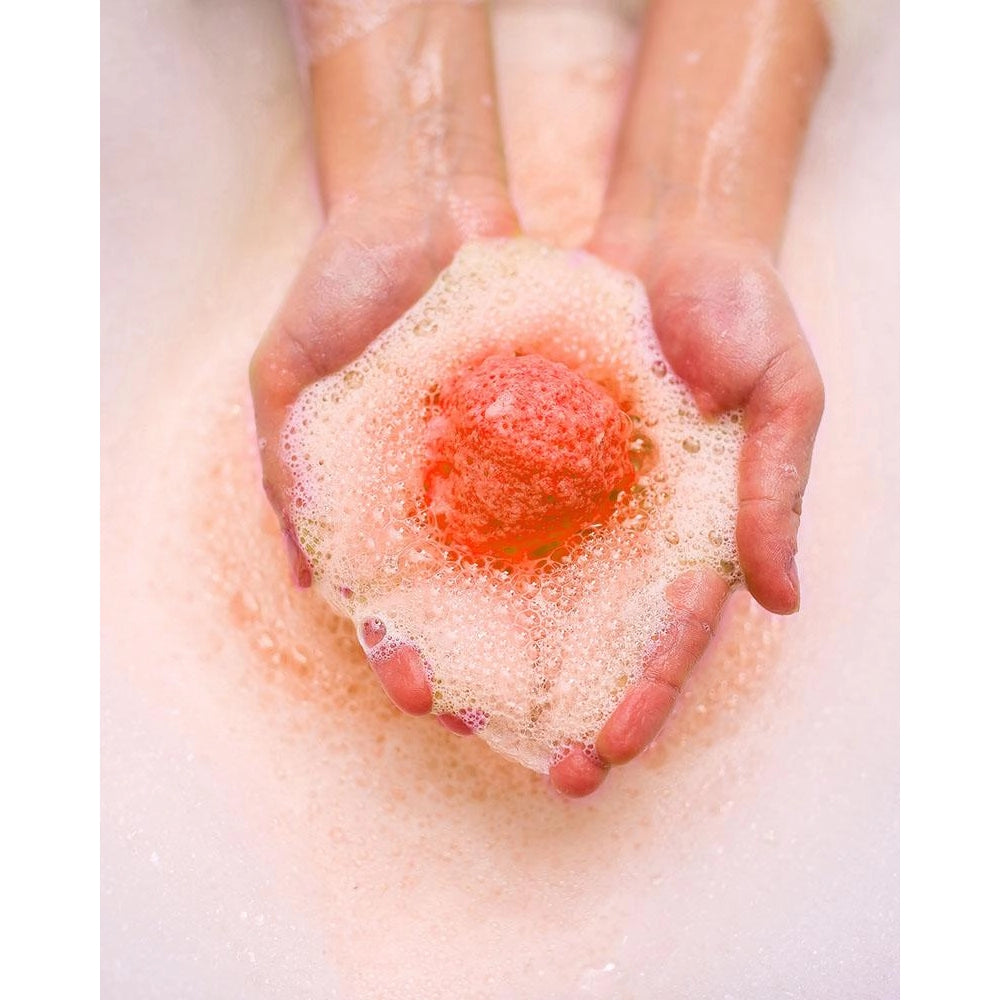 Peach Bath Bomb Fizzer